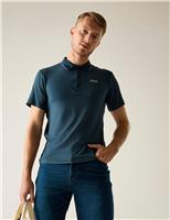 Regatta Maverik Stretch Tipped Collar Polo Shirt Blue