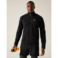 Regatta Thompson Half Zip Funnel Neck Fleece Black