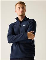 Regatta Thompson Half Zip Funnel Neck Fleece Black