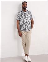 Seasalt Cornwall Pure Cotton Print Shirt Grey Mix