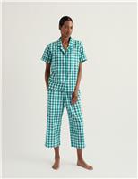 Pure Cotton Checked Pyjama Set