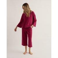 Seasalt Cornwall Cotton Rich Striped Pyjama Set Pink Mix