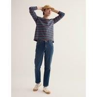 Seasalt Cornwall Pure Cotton Denim Straight Leg Jeans Blue