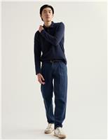 Tapered Fit Linen Rich Chinos
