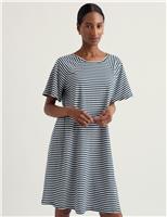 Cotton Rich Striped Nightdress