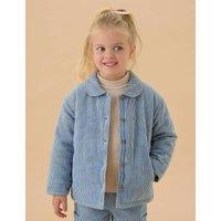 MORI Denim Striped Quilted Jacket (3 Mths-6 Yrs) Blue Denim