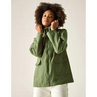 Regatta Orlea Oversized Hooded Rain Jacket Green