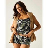 Regatta Aceana Floral Swim Shorts Black Mix