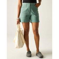 Regatta Liza Pure Lyocell Shorts Green Mix