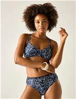 Aceana Floral High Waisted Bikini Bottoms