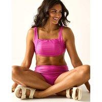 Regatta Loria Striped Padded Square Neck Bikini Top Pink Mix