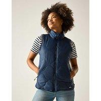 Regatta Carlotte Quilted Funnel Neck Gilet Dark Navy