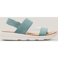 Regatta Rylie Riptape Flatform Open Toe Sandals Light Green