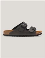 Mia Double Buckle Footbed Sandals