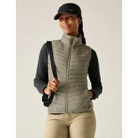 Regatta Anderson Hybrid Quilted Funnel Neck Gilet Brown