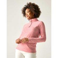 Regatta Sweethart Half Zip Fleece Jacket Light Pink