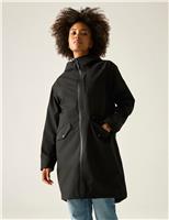 Levita Hooded Oversized Longline Raincoat