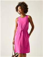 Amore Cotton Rich Knee Length Waisted Dress