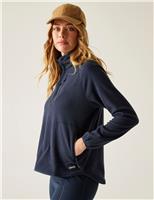 Regatta Frankie Half Zip Funnel Neck Fleece Light Cream