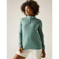 Regatta Sweethart Half Zip Fleece Jacket Light Green