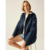 Regatta Orlea Oversized Hooded Rain Jacket Navy