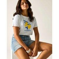 Regatta Filandra IX Pure Cotton Printed T-Shirt White Mix