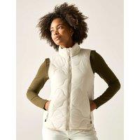 Regatta Carlotte Quilted Funnel Neck Gilet Cream