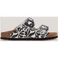 Regatta Mia Floral Buckle Flat Footbed Sliders White Mix