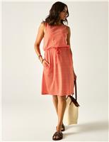 Amore Cotton Rich Striped Waisted Dress