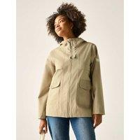 Regatta Orlea Oversized Hooded Rain Jacket Beige