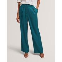 Ted Baker Elasticated Back Straight Leg Trousers Blue
