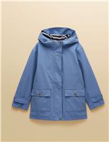 Cotton Rich Waterproof Hooded Raincoat (2-11 Yrs)