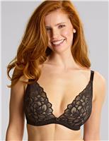 Allure Wired Demi Plunge Bra D-G