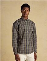 Joules Regular Fit Pure Cotton Check Shirt Blue Mix