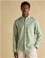 Joules Linen Rich Shirt Green