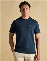 Joules Pure Cotton T-Shirt Light Blue