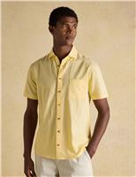 Joules Regular Fit Linen Rich Shirt Yellow