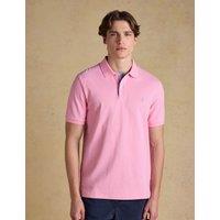 Joules Pure Cotton Pique Polo Shirt Light Pink