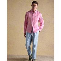 Joules Regular Fit Pure Linen Shirt Pink