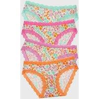 Stripe & Stare 4 Pack Modal Rich Floral Bikini Knickers Multi