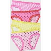 Stripe & Stare 4 Pack Modal Rich Cherry Bikini Knickers Multi