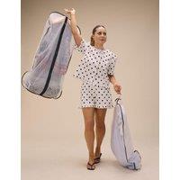 Nobody's Child X Louise Thompson Linen Rich Polka Dot Frill Detail Top Cream