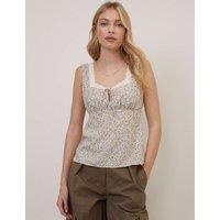 Nobody's Child Square Neck Cami Top Multi