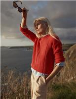 Cotton Rich Textured Relaxed Jumper