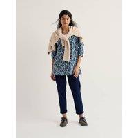 Seasalt Cornwall Pure Cotton Floral Relaxed Tunic Blue Mix
