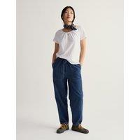 Seasalt Cornwall Pure Cotton Scoop Neck Relaxed T-Shirt White