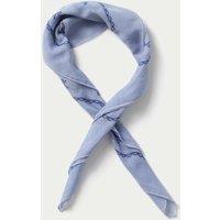 M&S Blue Bow Print Scarf Blue