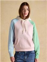 Joules Cotton Rich Colour Block Hoodie Multi