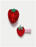 M&S Strawberry Claw with Strawberry Clip Red