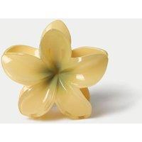 M&S Yellow Flower Large Claw Yellow